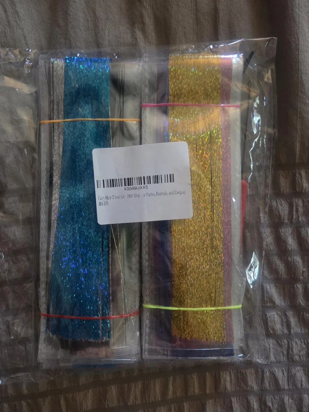 Craft Bead and Glitter Hair Extension Kit with Tools